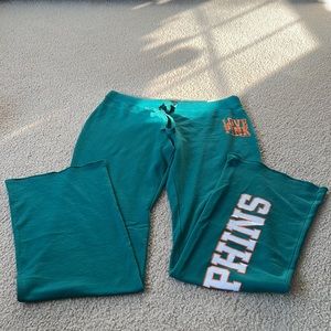Victoria’s Secret PINK Miami Dolphins Medium NFL Pants Football